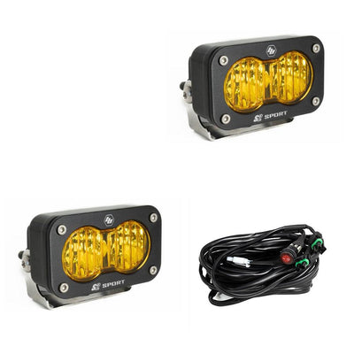 S2 Sport Wide Cornering LED Light Pod <br> Length 2.93in X Depth 1.68in X Height 1.76in