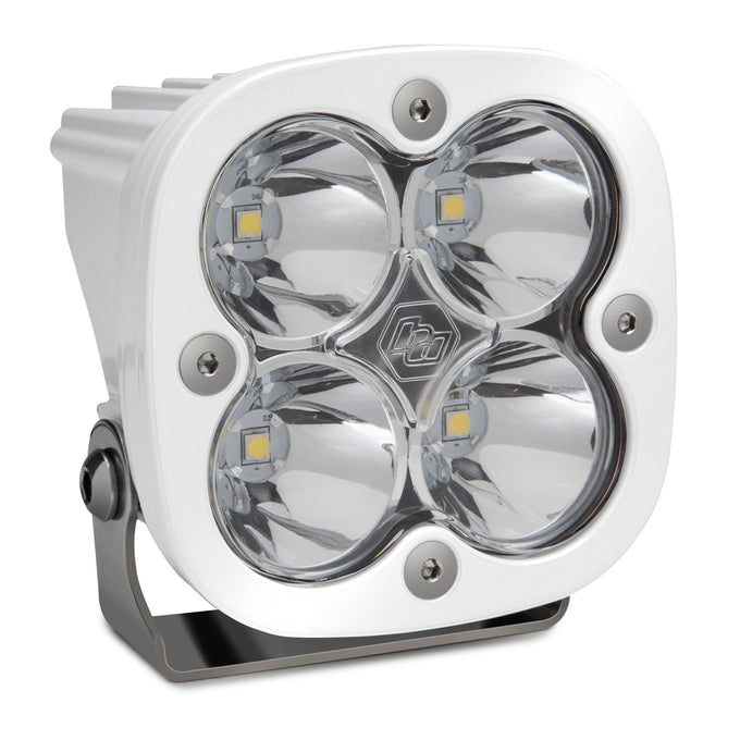 Squadron Sport Spot Pattern White LED Light Pod - Clear <br> Length 3.07in X Depth 2.77in X Height 3.07in