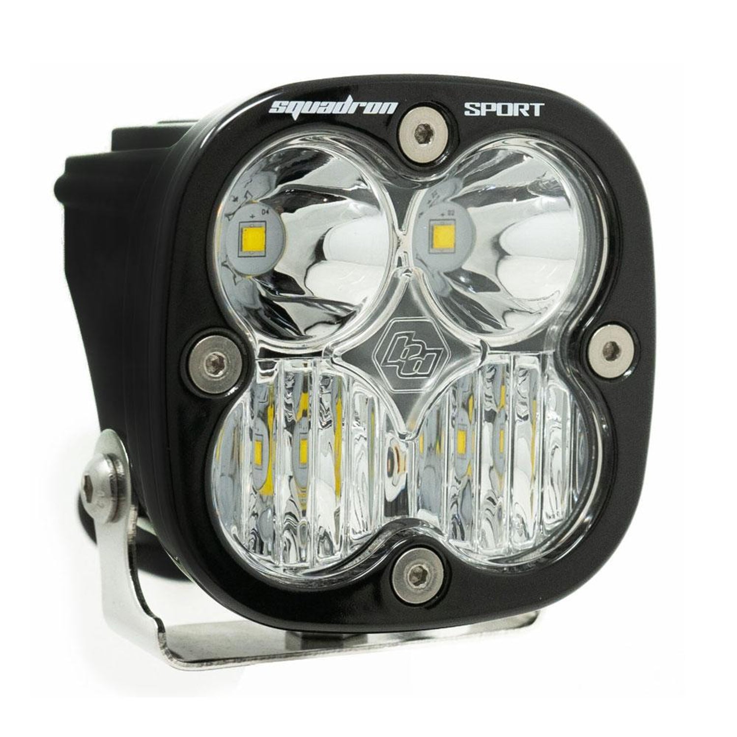 Squadron Sport Driving/Combo Pattern LED Light Pod <br> Length 3.07in X Depth 2.77in X Height 3.07in