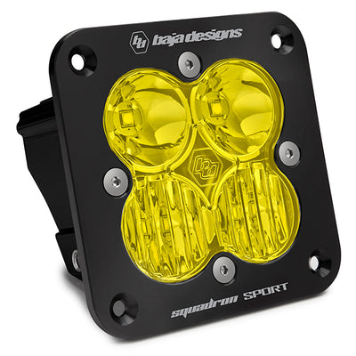 Squadron Sport Driving/Combo LED Light Pod - Amber <br> Length 3.07in X Depth 2.77in X Height 3.07in