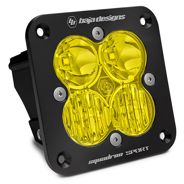 Squadron Sport Driving/Combo LED Light Pod - Amber <br> Length 3.07in X Depth 2.77in X Height 3.07in