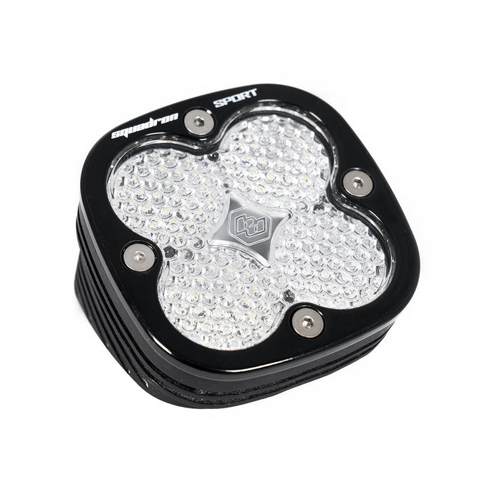 Sport Work/Scene LED Light Pod Angled Lens <br> Length 3.07in X Depth 2.77in X Height 3.07in