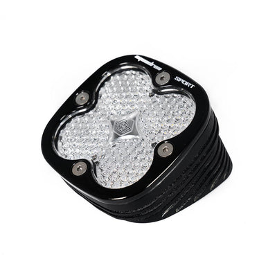 Sport Work/Scene LED Light Pod Angled Lens <br> Length 3.07in X Depth 2.77in X Height 3.07in