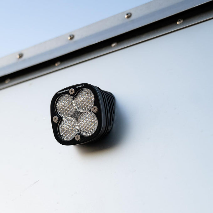 Sport Work/Scene LED Light Pod Angled Lens <br> Length 3.07in X Depth 2.77in X Height 3.07in