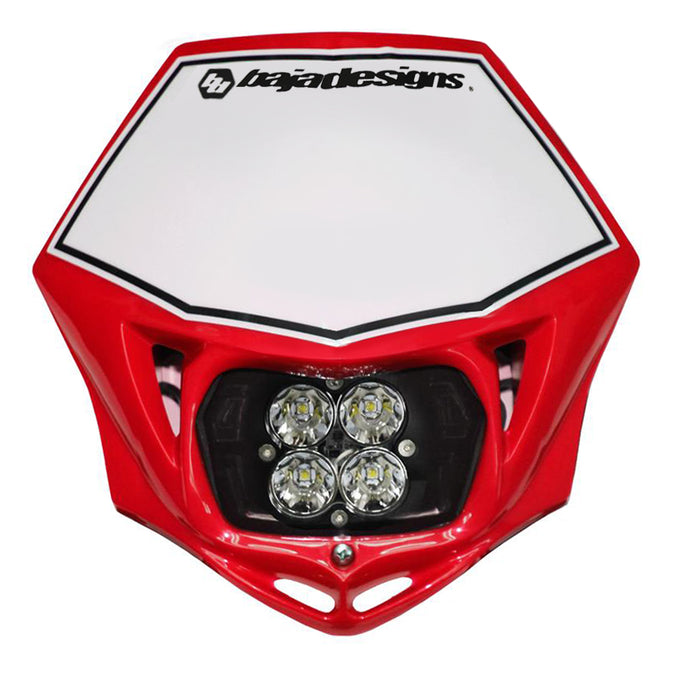 Motorcycle Race Light LED DC Red Squadron Sport <br> Length 3.07in X Depth 2.77in X Height 3.07in