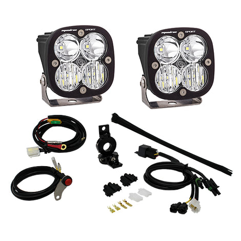 Adventure Bike Squadron Sport Auxiliary Light Kit <br> Length 3.07in X Depth 2.77in X Height 3.07in