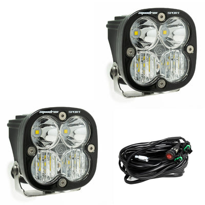 Squadron Sport Driving/Combo Pair LED Light Pods <br> Length 3.07in X Depth 2.77in X Height 3.07in
