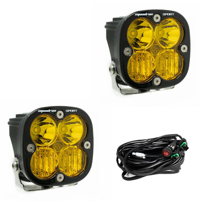 Squadron Sport Driving/Combo Pair LED Light Pod <br> Length 3.07in X Depth 2.77in X Height 3.07in