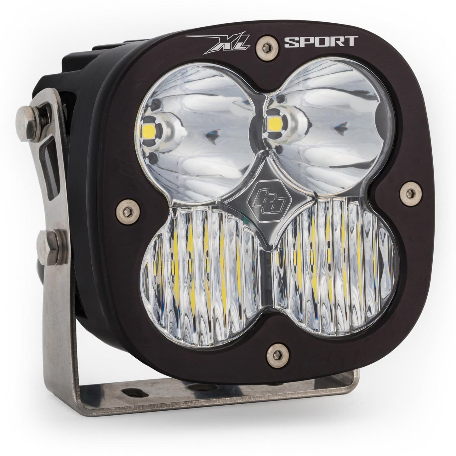 XL Sport Driving/Combo Spot LED Light Pod <br> Length 4.43in X Depth 3.65in X Height 4.43in