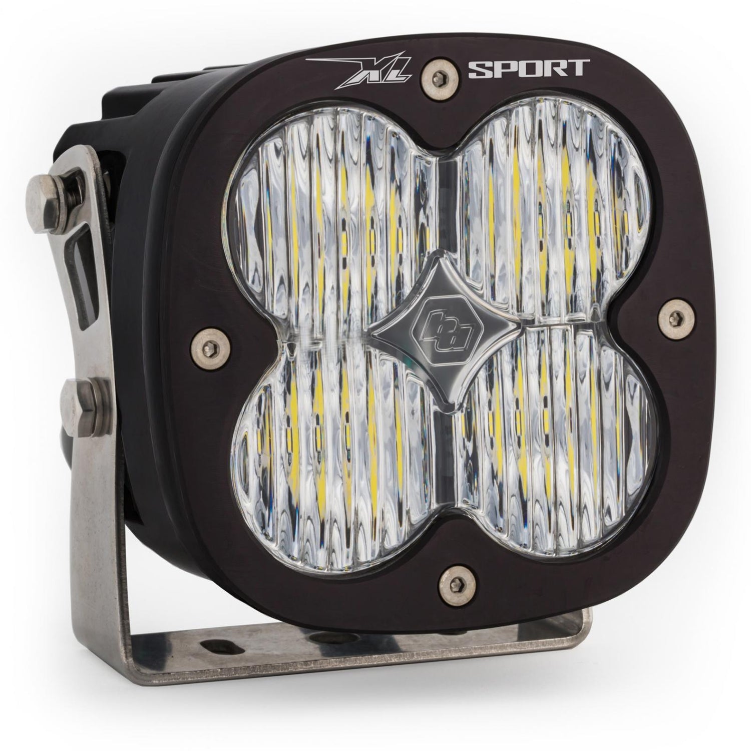 XL Sport Wide Cornering Spot LED Light Pod <br> Length 4.43in X Depth 3.65in X Height 4.43in