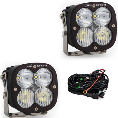 XL Sport Series Driving Combo Pair LED Light Pod <br> Length 4.43in X Depth 3.65in X Height 4.43in