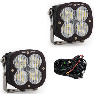XL Sport Series Wide Cornering LED Light Pod <br> Length 4.43in X Depth 3.65in X Height 4.43in
