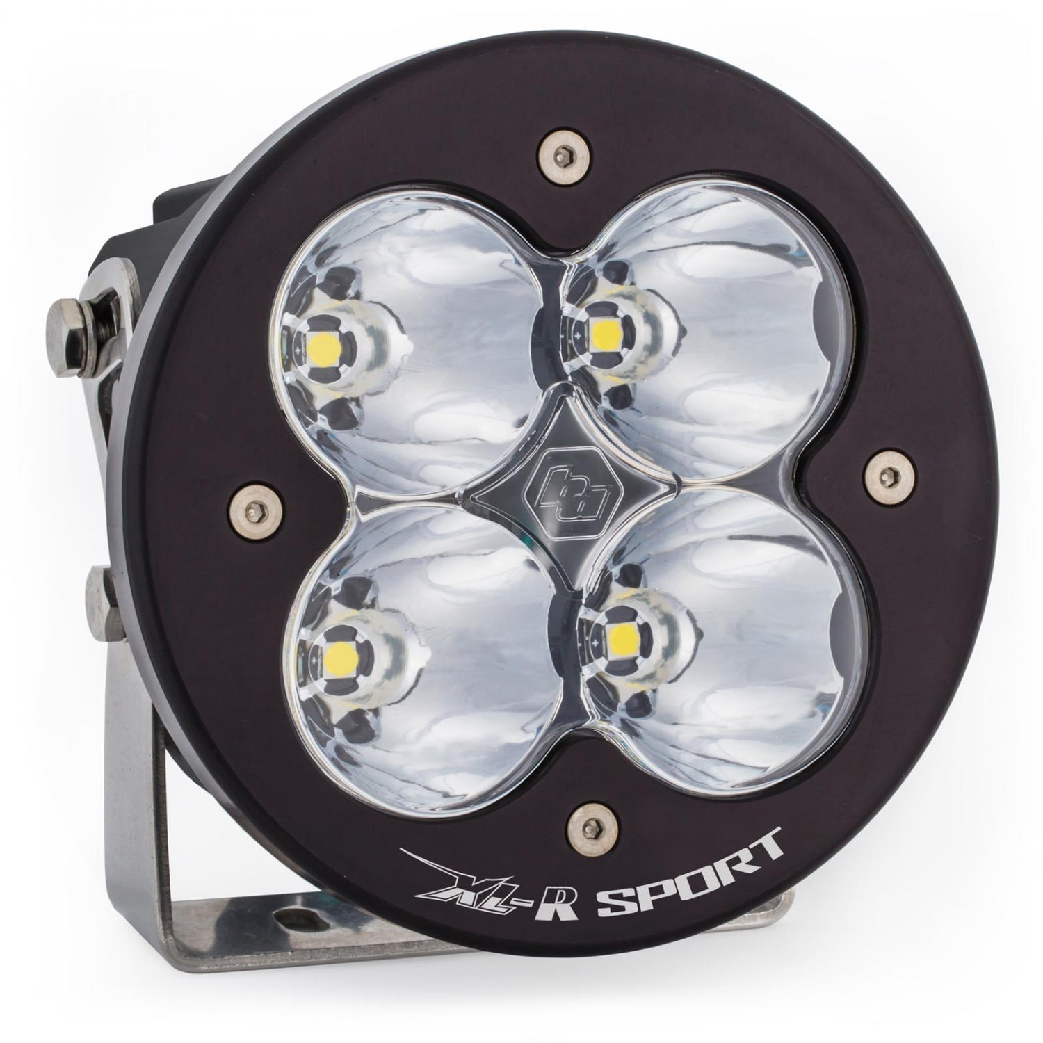 XL R Sport High Speed Spot LED Light Pod <br> Length 5.24in X Depth 3.65in X Height 5.24in