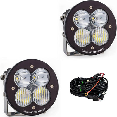 XL R Sport Series Driving Combo Pair LED Light Pod <br> Length 5.24in X Depth 3.65in X Height 5.24in