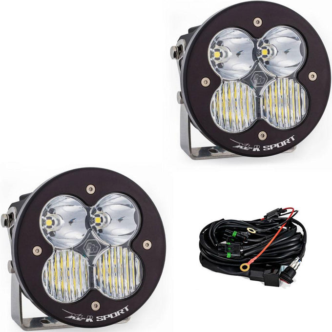 XL R Sport Series Driving Combo Pair LED Light Pod <br> Length 5.24in X Depth 3.65in X Height 5.24in