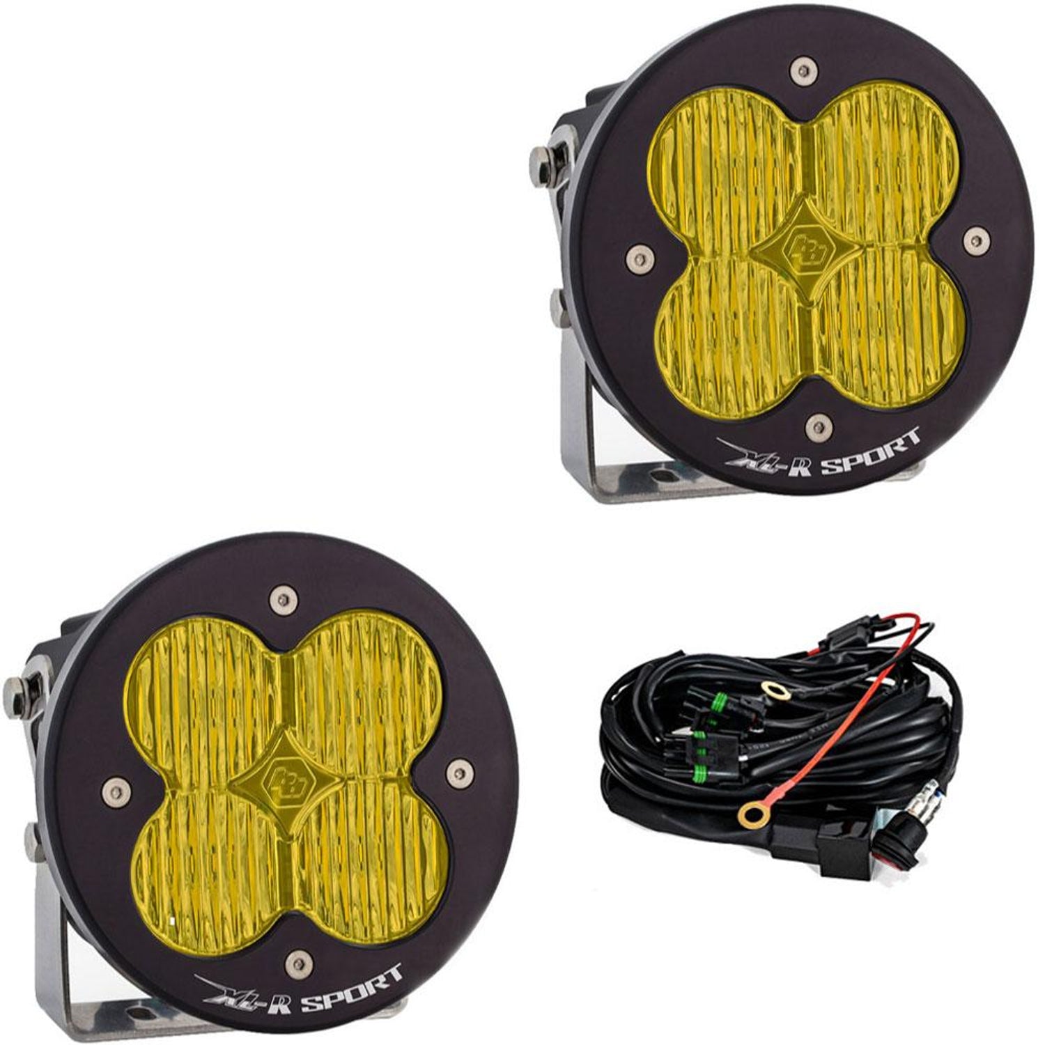 XL R Sport Wide CorneringLED Light Pod <br> Length 5.24in X Depth 3.65in X Height 5.24in
