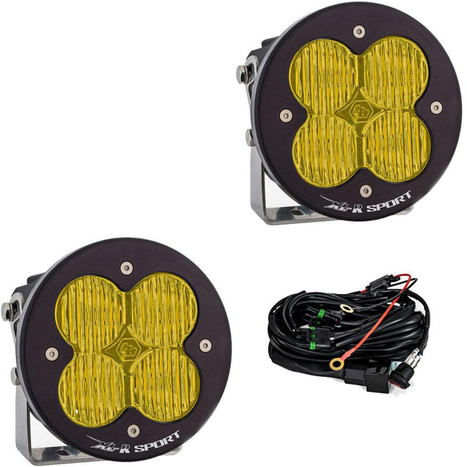 XL R Sport Wide CorneringLED Light Pod <br> Length 5.24in X Depth 3.65in X Height 5.24in