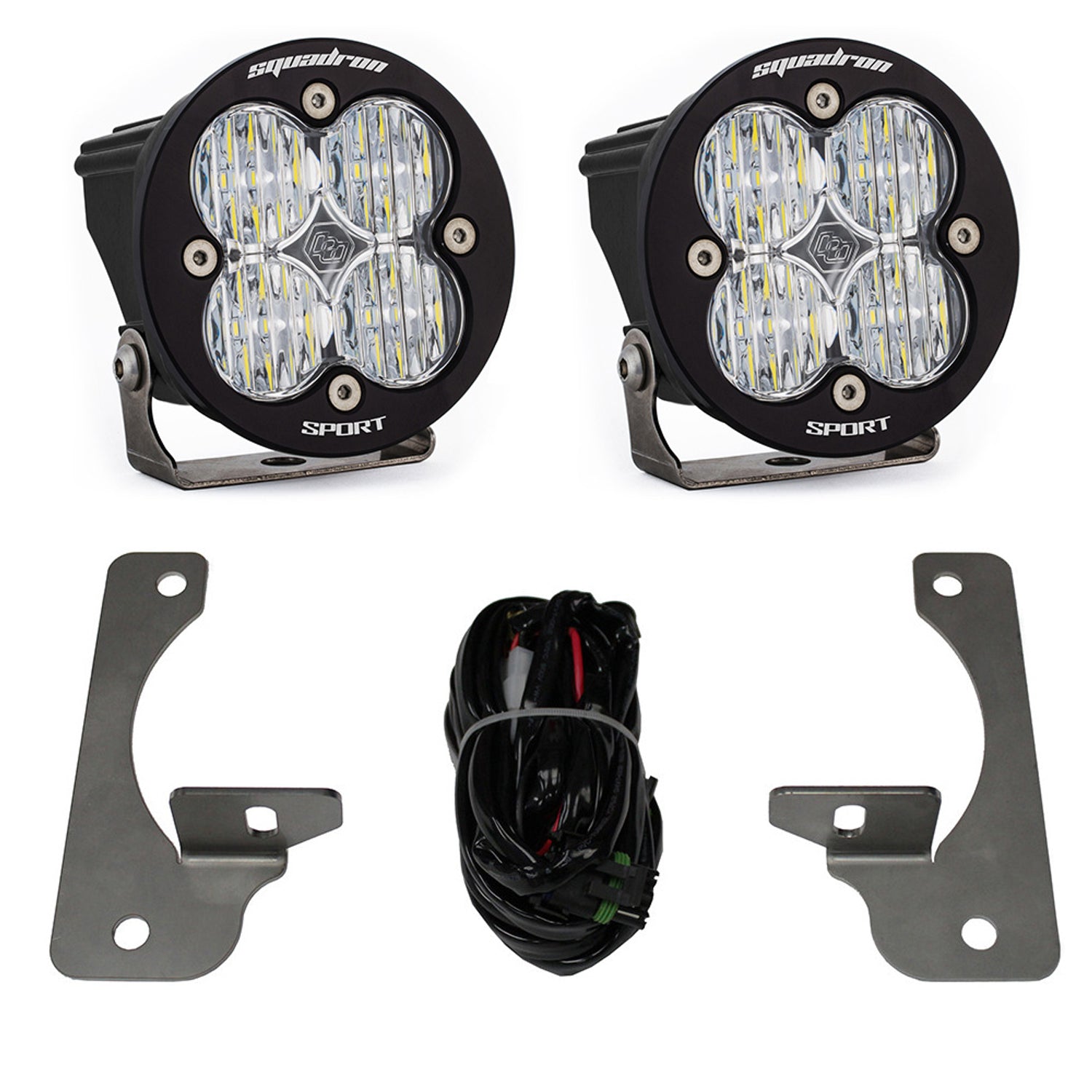 Squadron-R Sport Fog Pocket Light Kit <br> 10-18 Jeep Wrangler JK