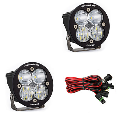 Squadron R Sport Driving/Combo Pair LED Light Pod <br> Length 3.5in X Depth 2.77in X Height 3.5in