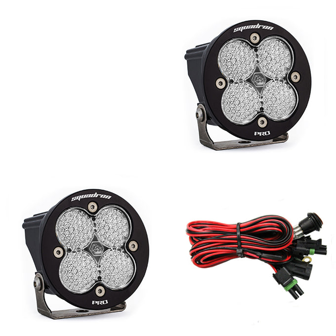 Squadron R Pro Work/Scene Pair LED Light Pod <br> Length 3.5in X Depth 2.77in X Height 3.5in