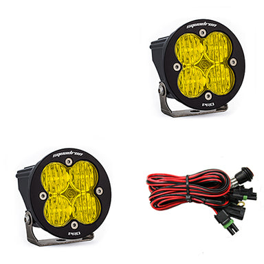 Squadron R Pro Wide Cornering Pair LED Light Pod <br> Length 3.5in X Depth 2.77in X Height 3.5in
