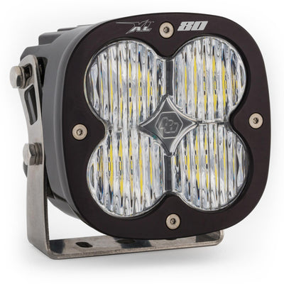 XL80 Wide Cornering LED Light Pods <br> Length 4.43in X Depth 3.65in X Height 4.43in