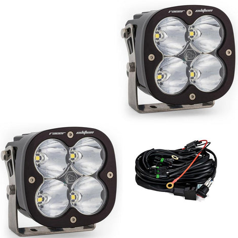 XL Racer Edition LED Auxiliary Light Pod Pair <br> Length 4.43in X Depth 3.65in X Height 4.43in