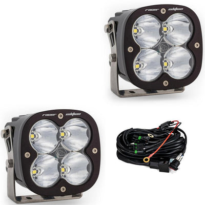 XL Racer Edition LED Auxiliary Light Pod Pair <br> Length 4.43in X Depth 3.65in X Height 4.43in