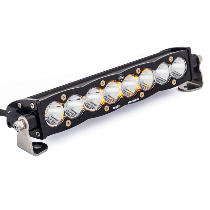 S8 Series Spot Pattern 10in LED Light Bar <br> Length 10in X Depth 3in X Height 1.6in