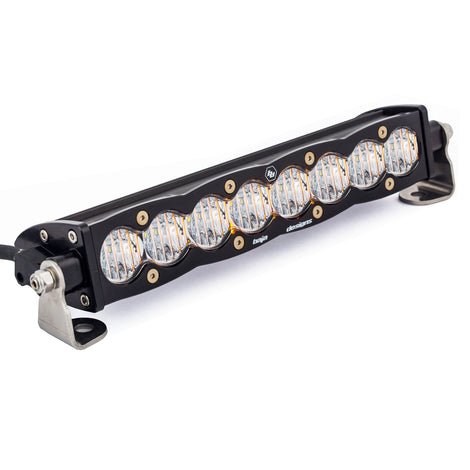 S8 Series Wide Driving Pattern 10in LED Light Bar <br> Length 10in X Depth 3in X Height 1.6in