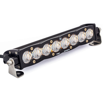 S8 Series Wide Driving Pattern 10in LED Light Bar <br> Length 10in X Depth 3in X Height 1.6in
