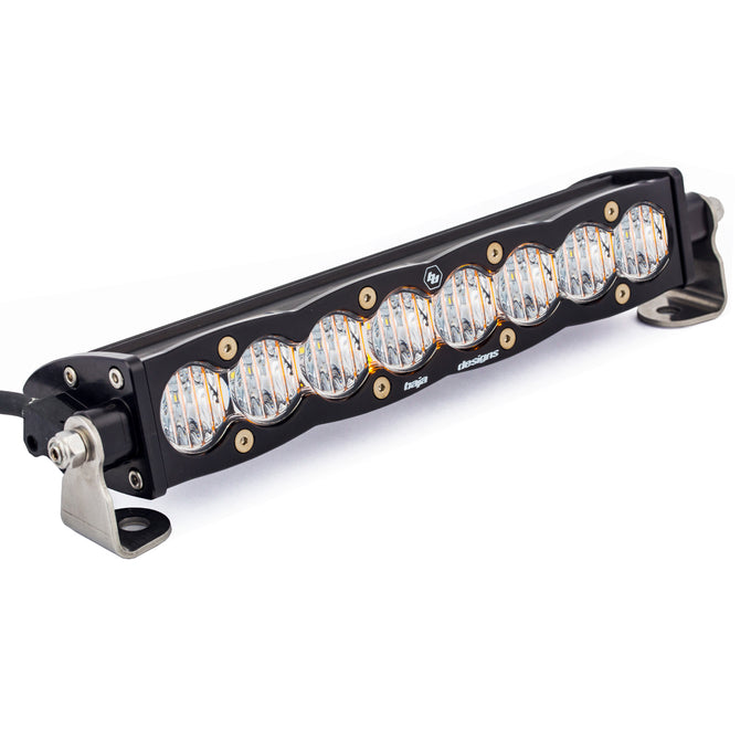 S8 Series Wide Driving Pattern 10in LED Light Bar <br> Length 10in X Depth 3in X Height 1.6in