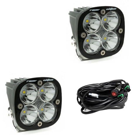 Squadron Racer Edition LED Auxiliary Light Pod Pair <br> Length 3.07in X Depth 2.77in X Height 3.07in
