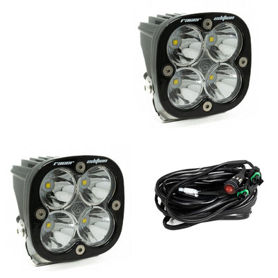 Squadron Racer Edition LED Auxiliary Light Pod Pair <br> Length 3.07in X Depth 2.77in X Height 3.07in