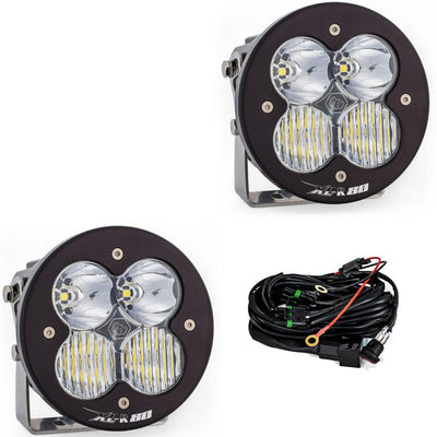 XL-R 80 LED Auxiliary Light Pod Pair <br> Length 5.24in X Depth 3.65in X Height 5.24in