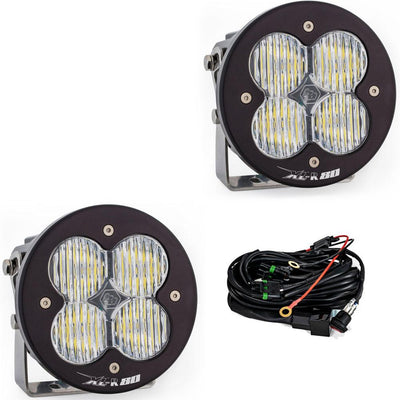 XL-R 80 LED Auxiliary Light Pod Pair <br> Length 5.24in X Depth 3.65in X Height 5.24in