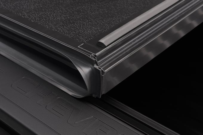 8.17 Ft. Bed Hard Folding Tonneau Cover <br> 14-18 Chevy Silverado/Sierra 1500/15-19 2500 HD