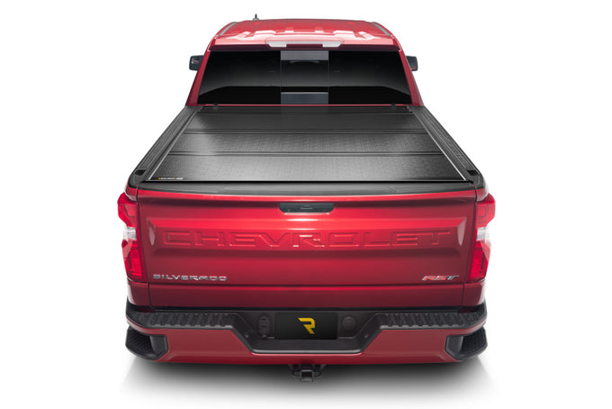 6.58 Ft. Bed Hard Folding Tonneau Cover <br> 19-25 Chevy Silverado/GMC Sierra 1500