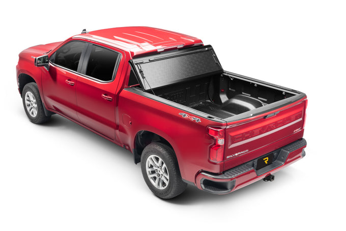 6.58 Ft. Bed Hard Folding Tonneau Cover <br> 19-25 Chevy Silverado/GMC Sierra 1500