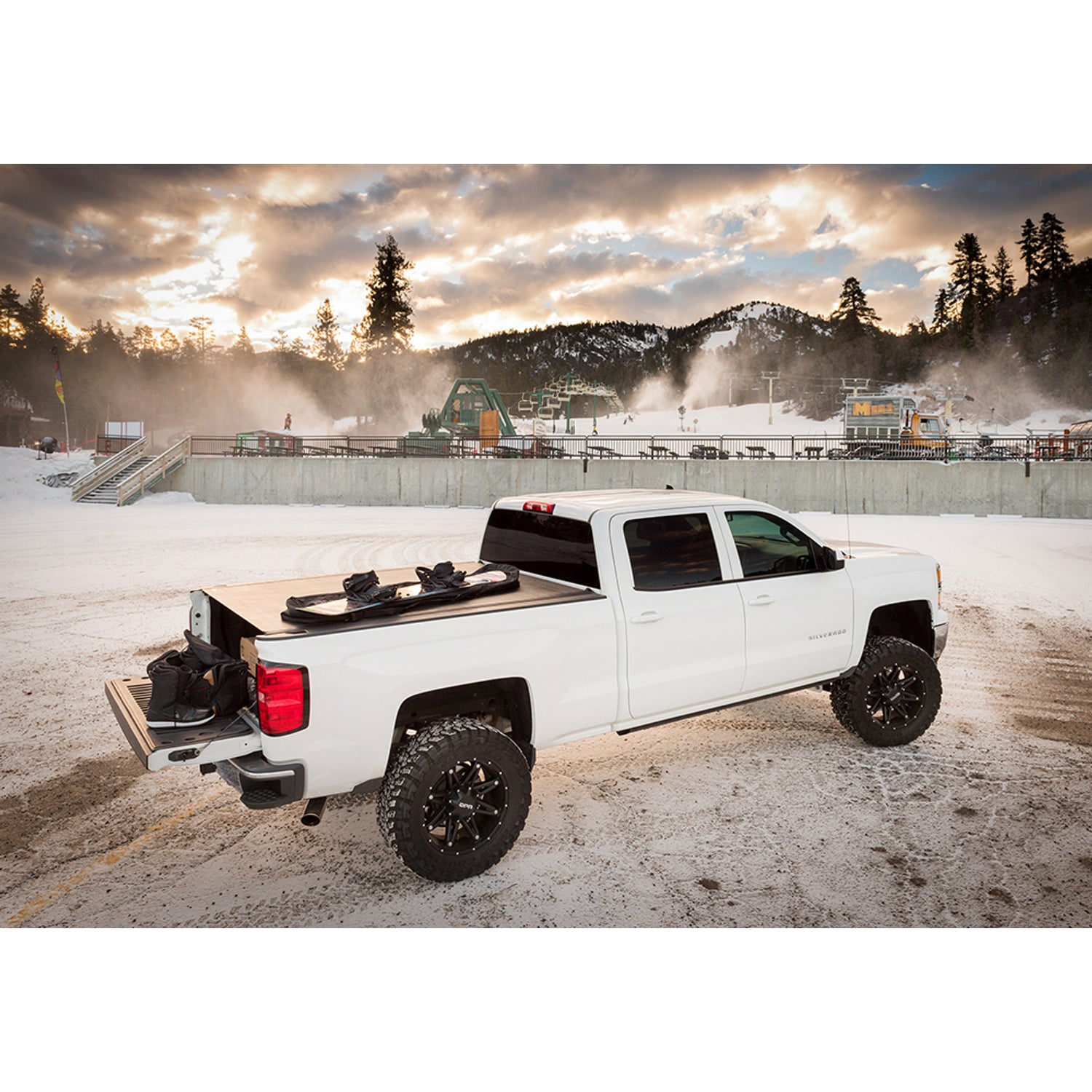 5.83 Ft. Bed Hard Rolling Tonneau Cover <br> 19-25 Chevy Silverado/GMC Sierra