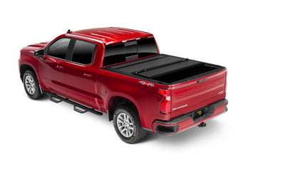 6.58 Ft. Bed Hard Folding Tonneau Cover Matte Finish <br> 19-25 Chevy Silverado/GMC Sierra 1500