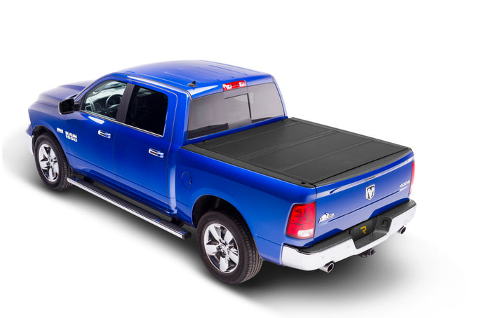 6.33 Ft. Bed Hard Folding Tonneau Cover Matte Finish <br> 02-18 (19-24 Classic) Ram 1500/03-24 2500/3500