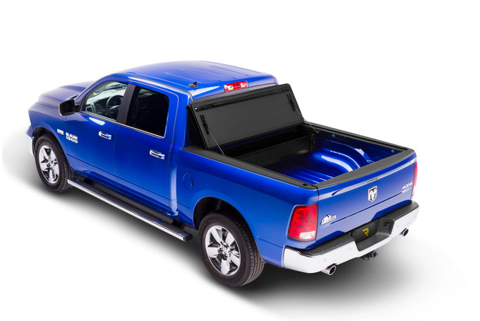 6.33 Ft. Bed Hard Folding Tonneau Cover Matte Finish <br> 02-18 (19-24 Classic) Ram 1500/03-24 2500/3500