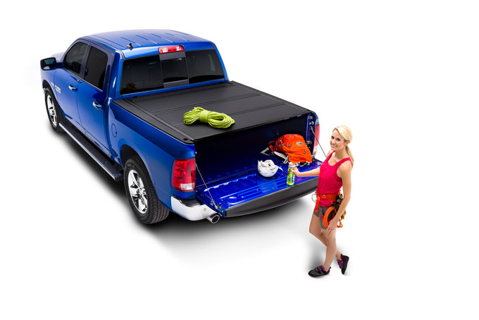 6.33 Ft. Bed Hard Folding Tonneau Cover Matte Finish <br> 19-25 (New Body Style) Ram 1500
