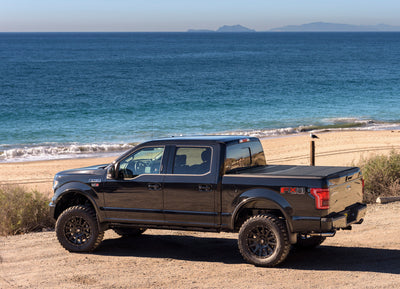 6.58 Ft. Bed Hard Folding Tonneau Cover Matte Finish <br> 04-14 Ford F-150