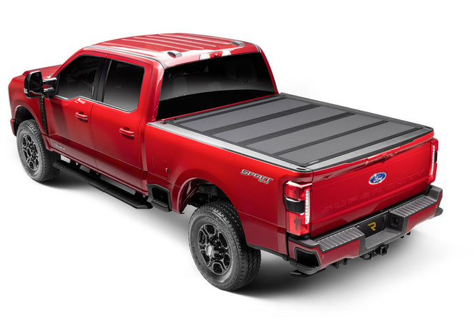 8.17 Ft. Bed Hard Folding Tonneau Cover Matte Finish <br> 17-24 Ford F-250/350