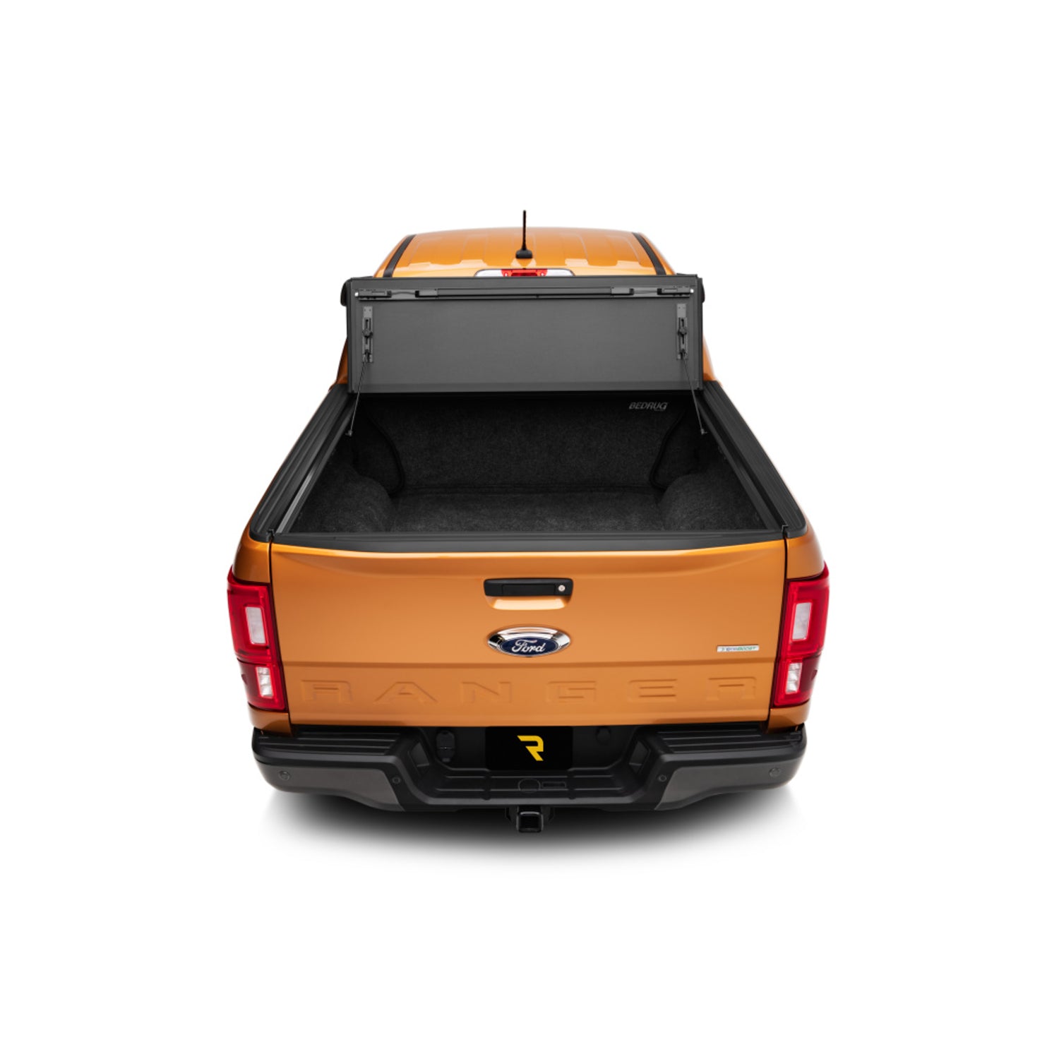5.08 Ft. Bed Hard Folding Tonneau Cover Matte Finish <br> 19-23 Ford Ranger