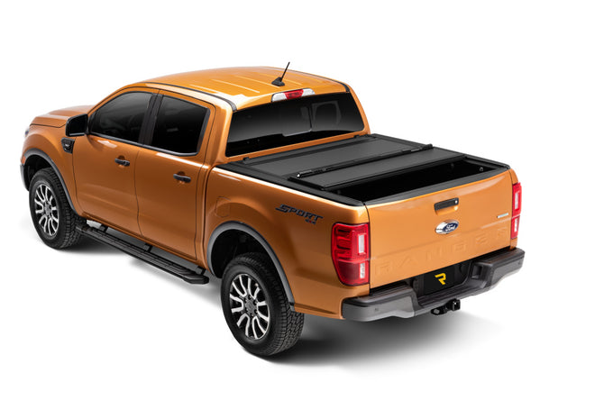5.08 Ft. Bed Hard Folding Tonneau Cover Matte Finish <br> 19-23 Ford Ranger