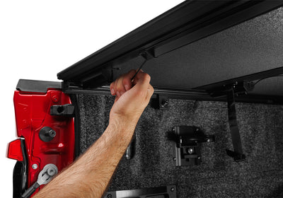 5.5 Ft. Bed Hard Folding Tonneau Cover Matte Finish <br> 21-25 Ford F-150