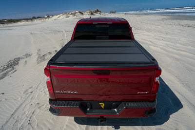 5.08 Ft. Bed Hard Folding Tonneau Cover Matte Finish <br> 16-23 Toyota Tacoma